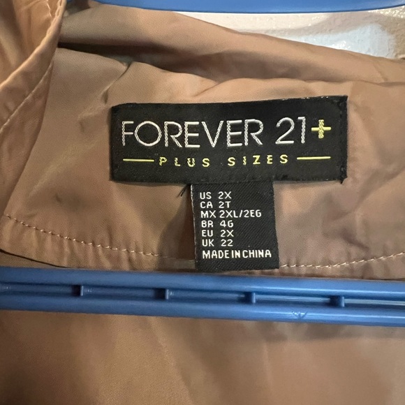 Tan raincoat/utility jacket - Picture 3 of 4